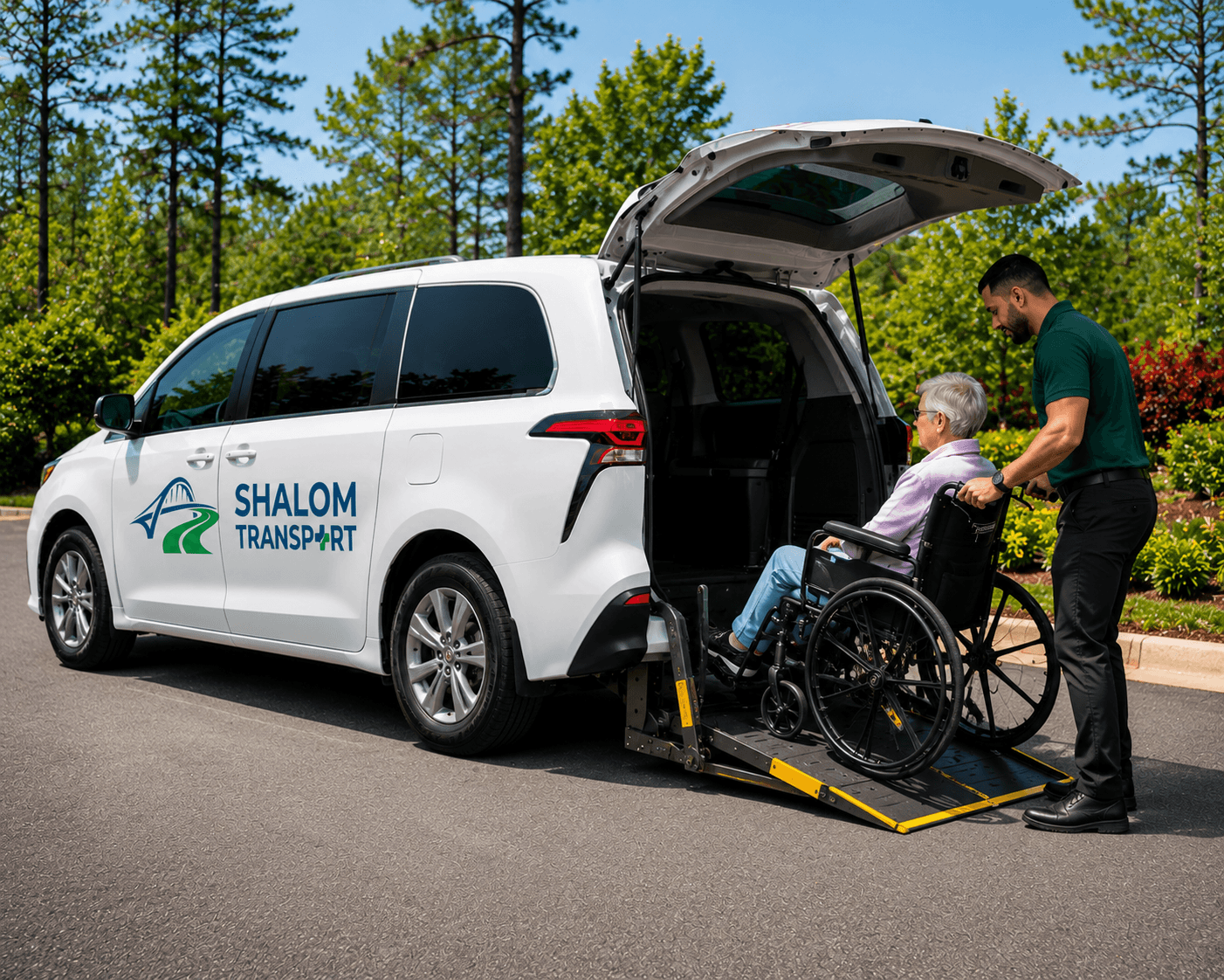 Medical transport van